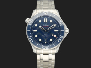 Omega Seamaster Diver 300M Co-Axial Master Chronometer Blue Dial 210.30.42.20.03.001 