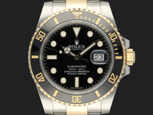 Rolex Submariner Date Gold/Steel Black Dial 116613LN