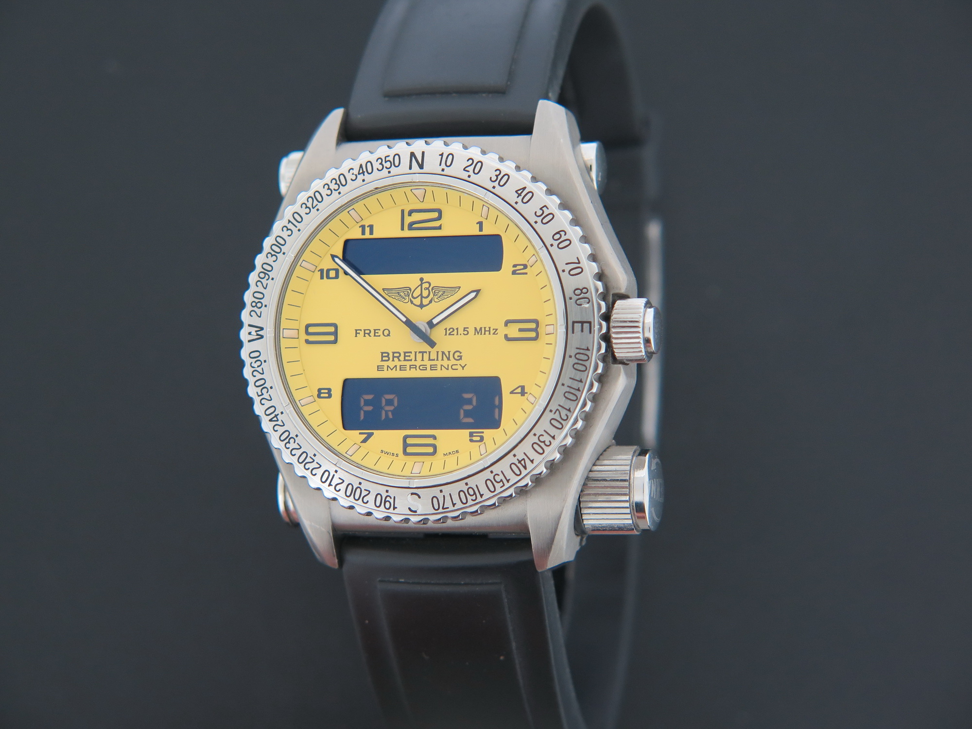 Breitling emergency yellow on sale dial