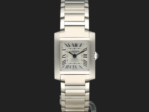 Cartier Tank Française SM Steel WSTA0065 / 4472 NEW