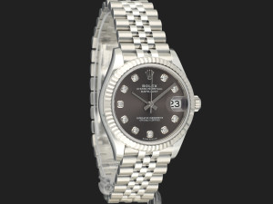 Rolex Datejust 31 Dark Grey Diamond Dial 278274 NEW 