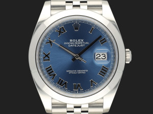 Rolex Datejust 41 Azzurro Dial 126300 NEW