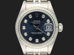 Rolex Lady-Datejust 26 Blue Diamond Dial 69174 