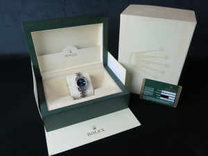 Rolex Lady-Datejust 26 Roman Blue Dial 179174 