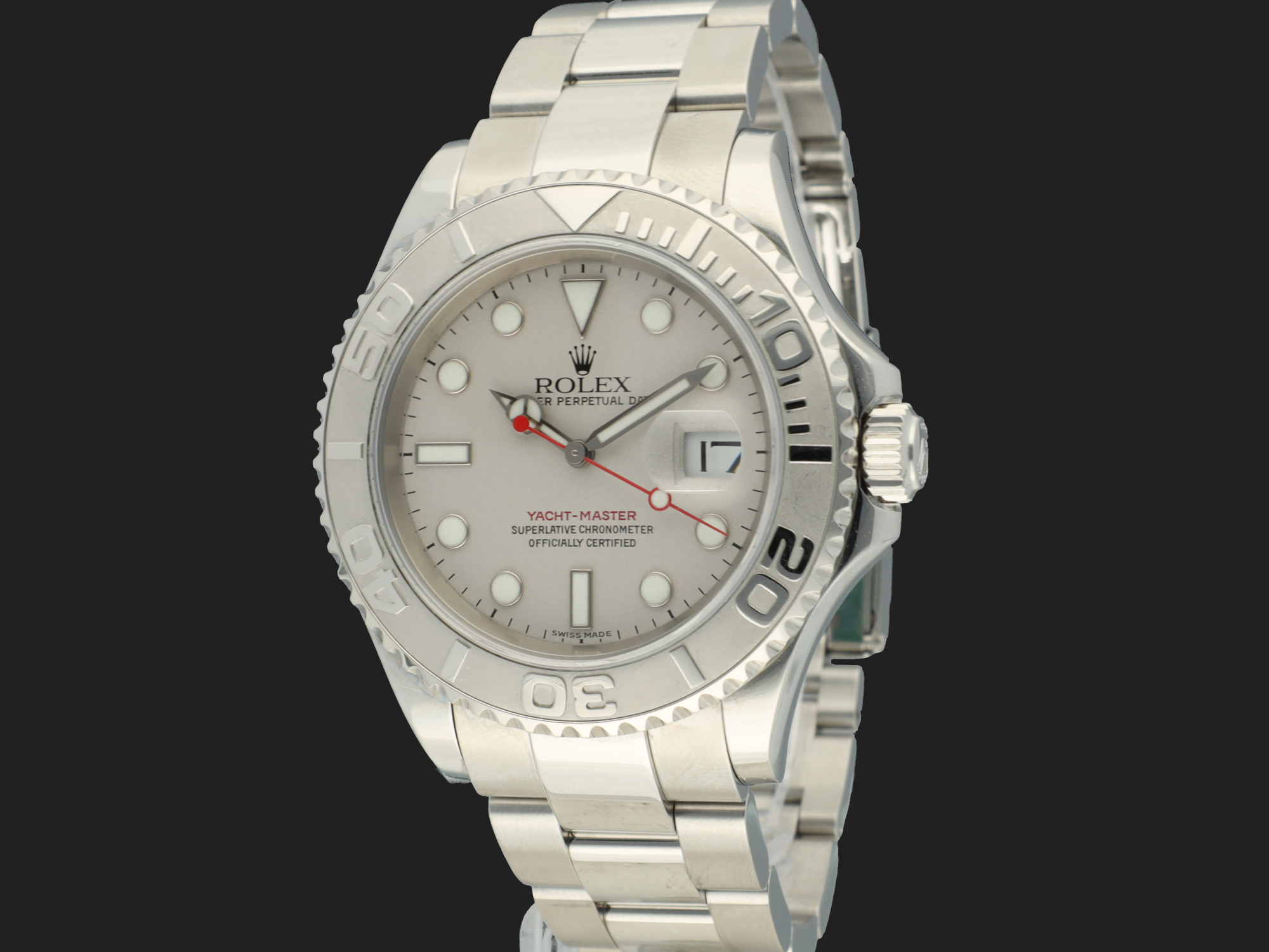 Rolex yacht master hot sale 16622 platinum