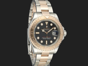 Rolex Yacht-Master Everose/Steel Black Dial 116621