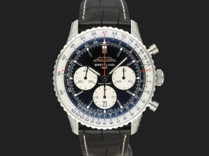 Breitling Navitimer B01 Chronograph 43 Black Dial AB0138 NEW