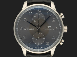 IWC Portugieser Chronograph White Gold Grey Dial IW371431