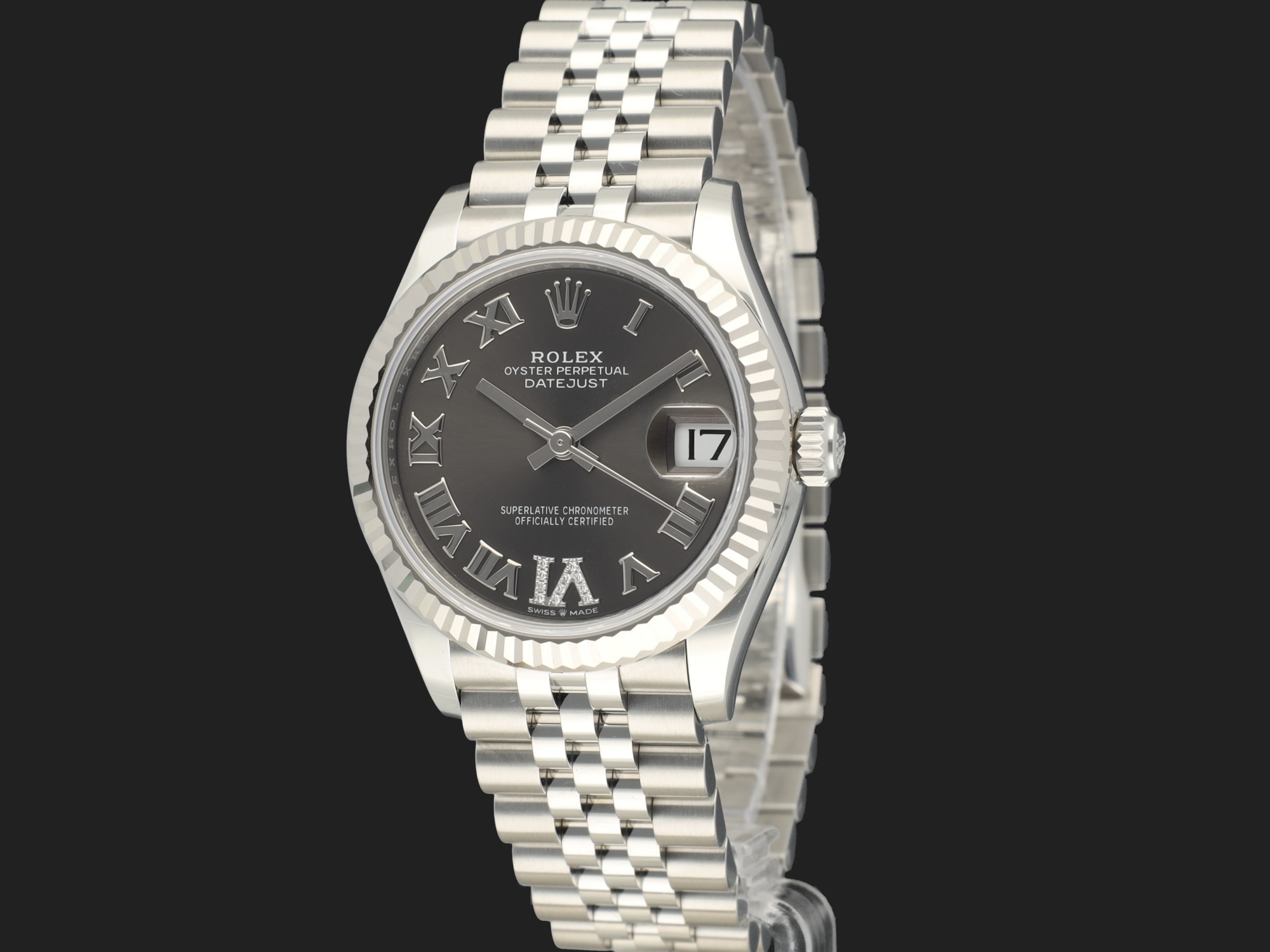 Rolex Datejust 31 Dark Grey Diamond Dial 278274 Uhren Filipucci Juwelers