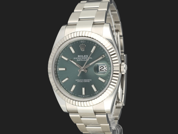 Rolex - Datejust 41 Mint Green Dial 126334