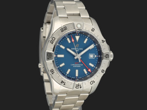 Breitling Avenger Automatic GMT 44 Blue Dial A32320 NEW