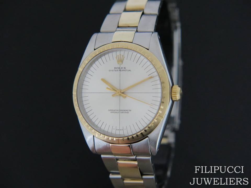 Rolex Oyster Perpetual Zephyr Gold Steel 1038 Watches