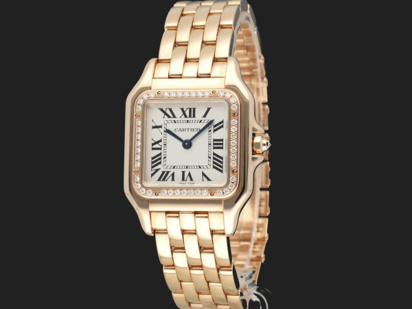 Cartier - Panthere MM Rose Gold Diamond Bezel WJPN0009 NEW