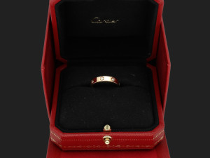 Cartier Love Ring Yellow Gold Diamonds Size 55