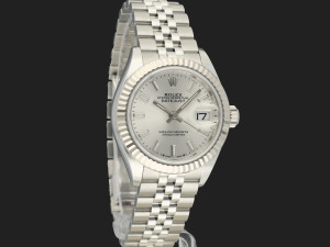 Rolex Lady-Datejust 28 Silver Dial 279174 NEW