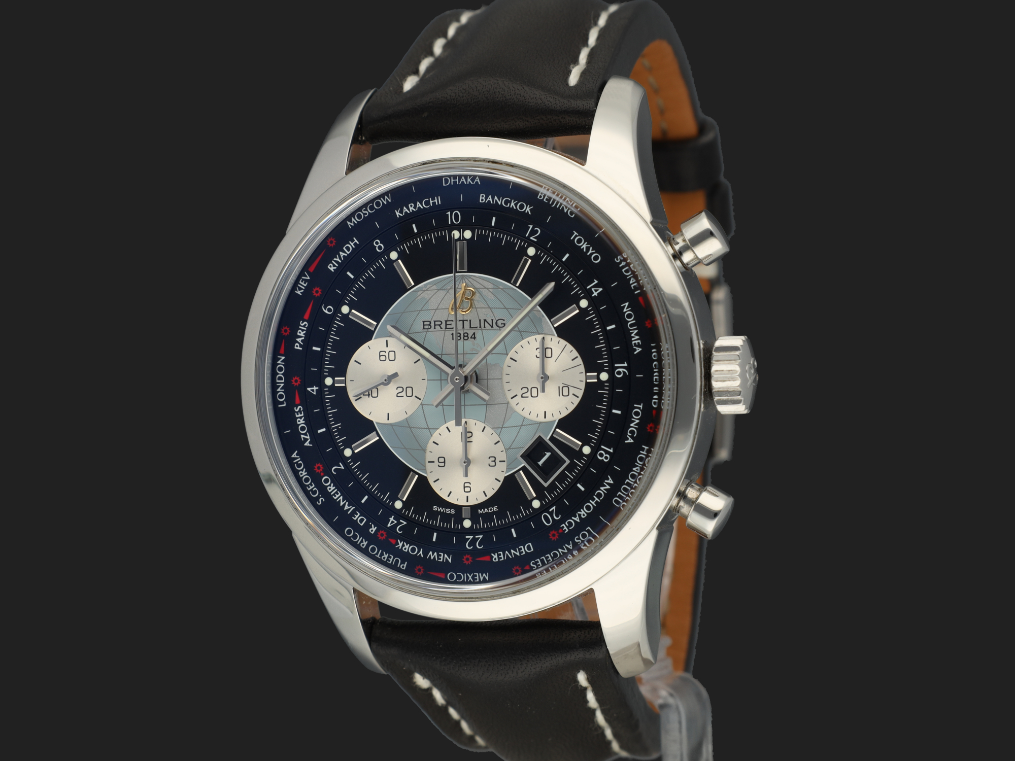 Breitling Transocean Chronograph Unitime AB0510U4 Uhren Filipucci Juwelers