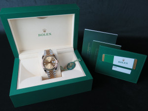 Rolex Datejust 41 Gold/Steel Champagne Dial 126333