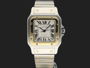 Cartier Santos Galbee XL Gold/Steel W20099C4 / 2823