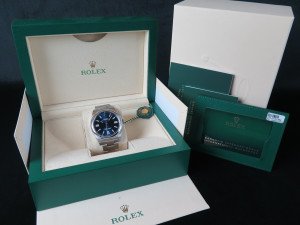 Rolex Oyster Perpetual 41 Blue Dial 124300 NEW