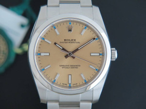 Rolex deals 114200 champagne