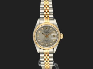 Rolex Lady-Datejust 26 Grey 'Jubilee' Diamond Dial 69173