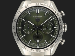 Tag Heuer Carrera Calibre 02 Green Dial CBN2A10