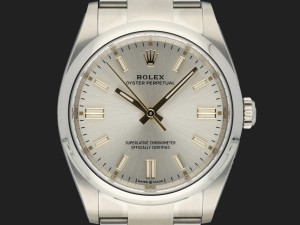 Rolex Oyster Perpetual 36 Silver Dial 126000 NEW