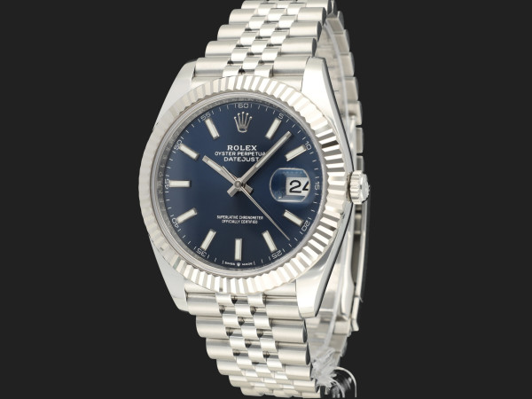 Rolex - Datejust 41 Blue Dial 126334 NEW 