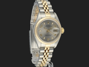 Rolex Lady-Datejust 26 Gold/Steel Grey Dial 79173