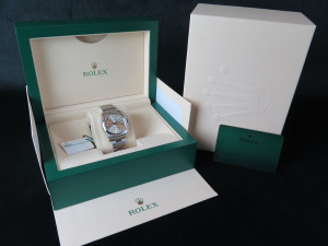 Rolex Oyster Perpetual 34 Silver Dial 124200 