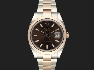 Rolex Datejust 41 Everose/Steel Choco Dial 126331