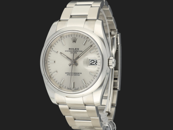 Rolex - Date Silver Dial 115200