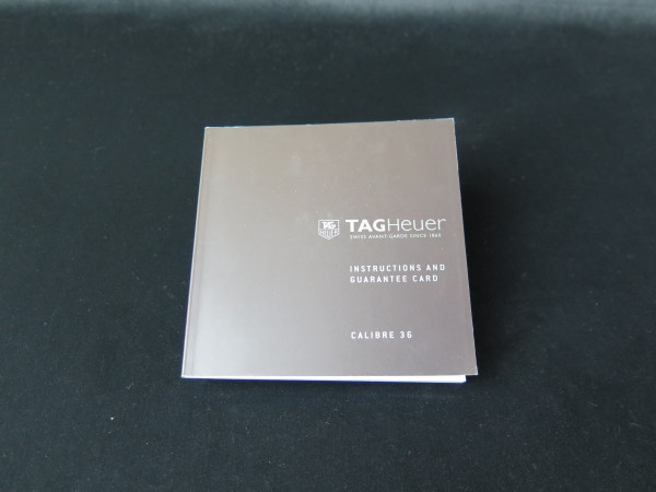 Tag Heuer - Instructions Calibre 36 Booklet