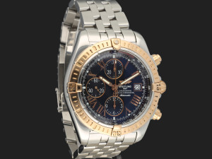 Breitling Chronomat Evolution Rose Gold/Steel Black Dial C13356