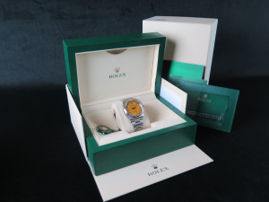 Rolex Oyster Perpetual 36 Yellow Dial 126000