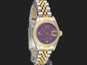 Rolex Lady-Datejust Gold/Steel Purple Sugilite Dial 69173