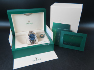 Rolex Datejust 41 Blue Motif Dial 126334 NEW  