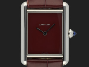 Cartier Tank Must Large Burgundy Dial WSTA0054