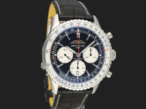 Breitling Navitimer B01 Chronograph 43 Black Dial AB0138 NEW