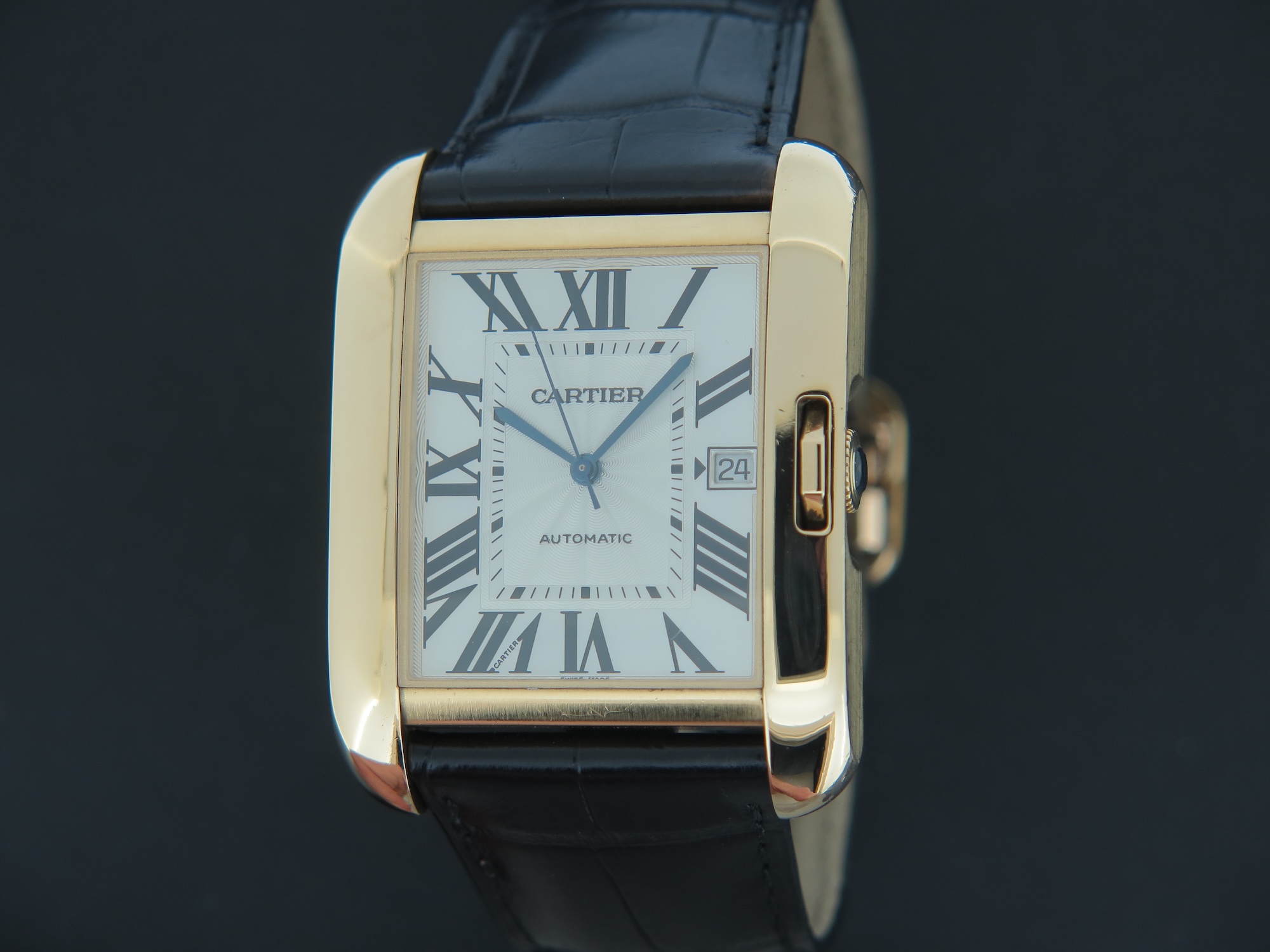 Cartier Tank Anglaise XL Automatic Yellow Gold W5310032 3505 Watches Filipucci Juweliers