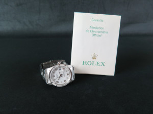 Rolex Date White Arab Dial 15210