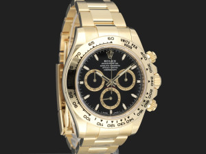 Rolex Daytona Yellow Gold Black Dial 126508 NEW