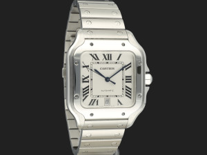 Cartier Santos Large Date Steel Roman Dial WSSA0018