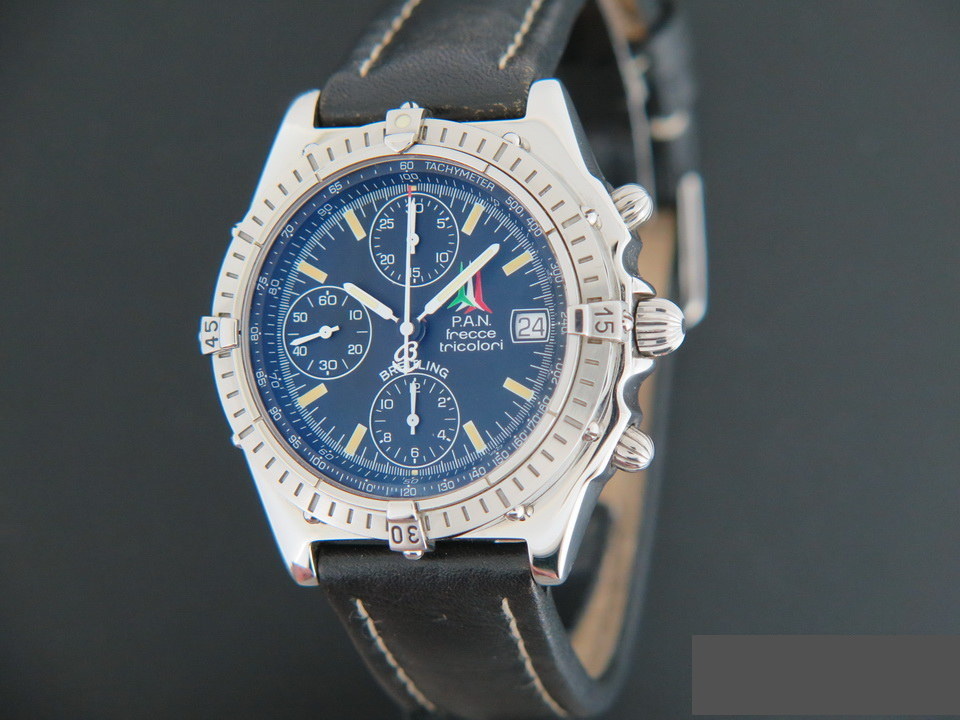 Breitling Chronomat A13050 P.A.N. Frecce Tricolori Limited Uhren Filipucci Juwelers