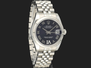 Rolex Datejust 31 Aubergine Roman Diamond Dial 178274