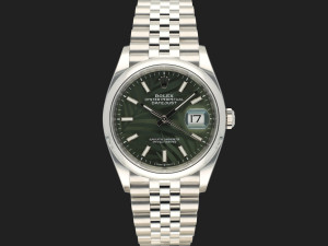 Rolex Datejust 36 Palm Motif Green Dial 126200