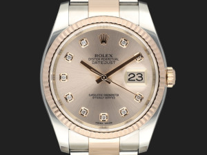 Rolex Datejust Everose/Steel Pink Diamond Dial 116231