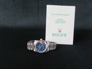 Rolex Datejust 31 Blue Dial 68274