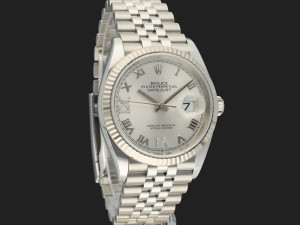 Rolex Datejust 36 Silver Diamond Dial 126234