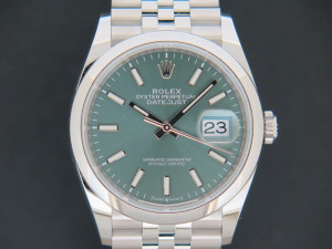 Rolex Datejust Mint Green Dial 126200 NEW